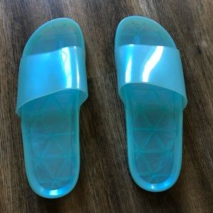 Urban Outfitters Jelly Slides Size 9
